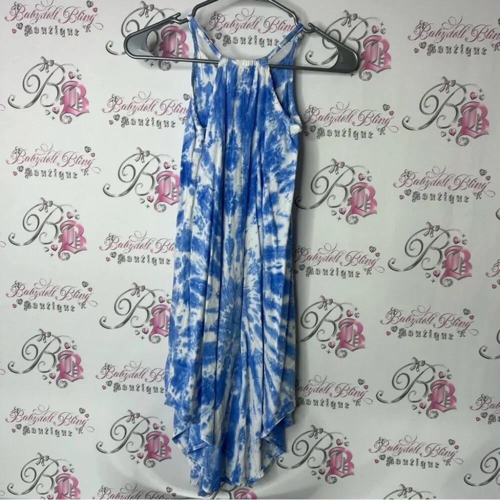 Cat and jack one piece jumper pants boho Blue Tie-Dye Kids One Piece